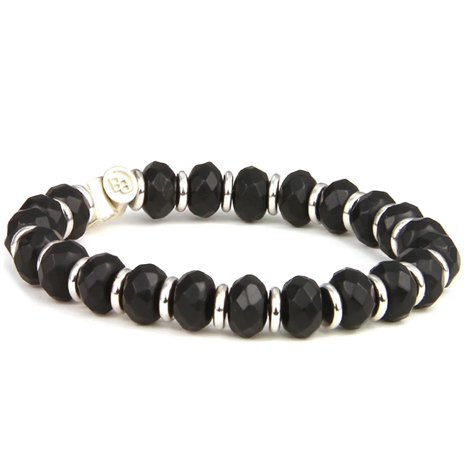 Latigo Beaded Gemstone Bracelet in Silver - BeachBu Jewelry