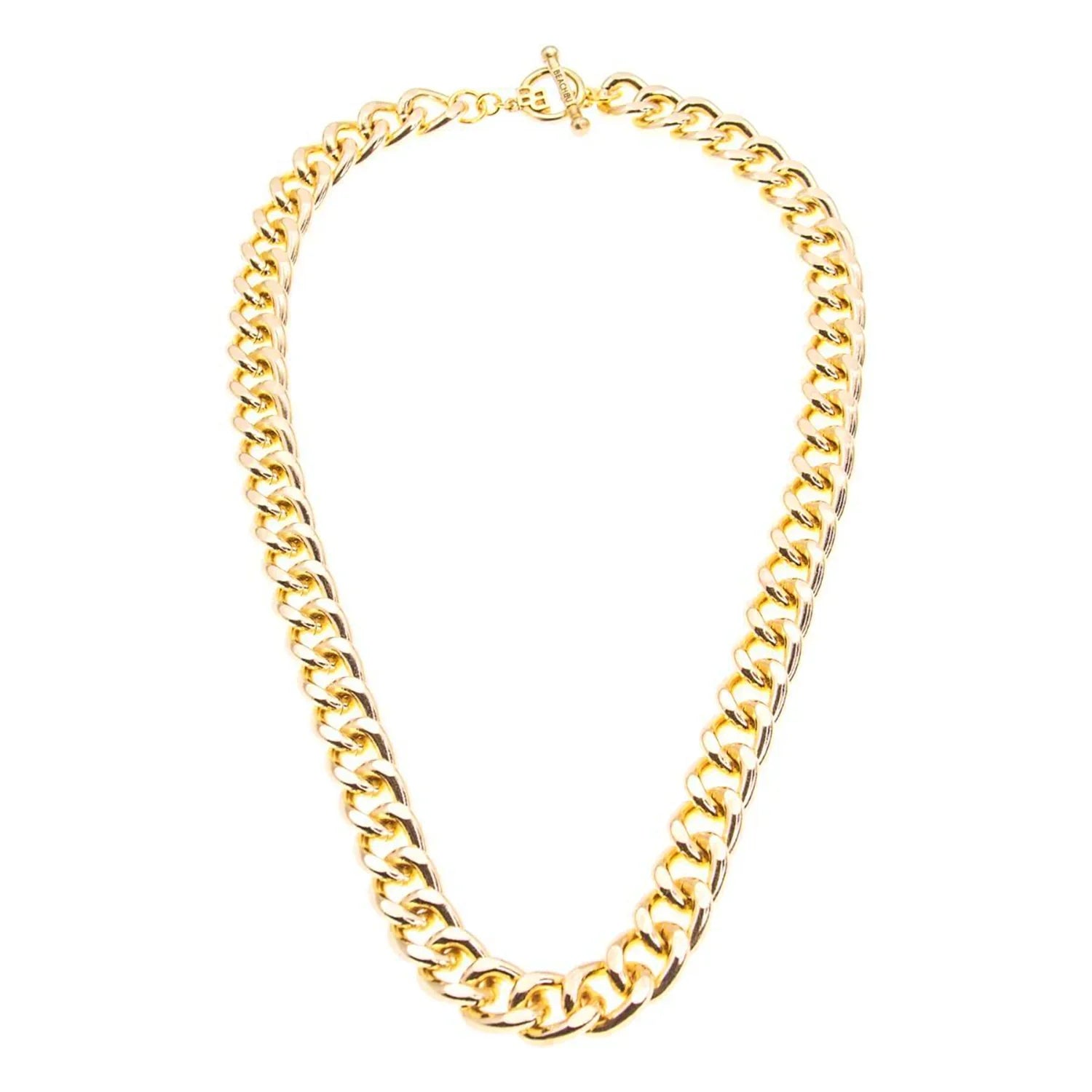 Ardley Chunky Curb Chain Necklace - BeachBu Jewelry