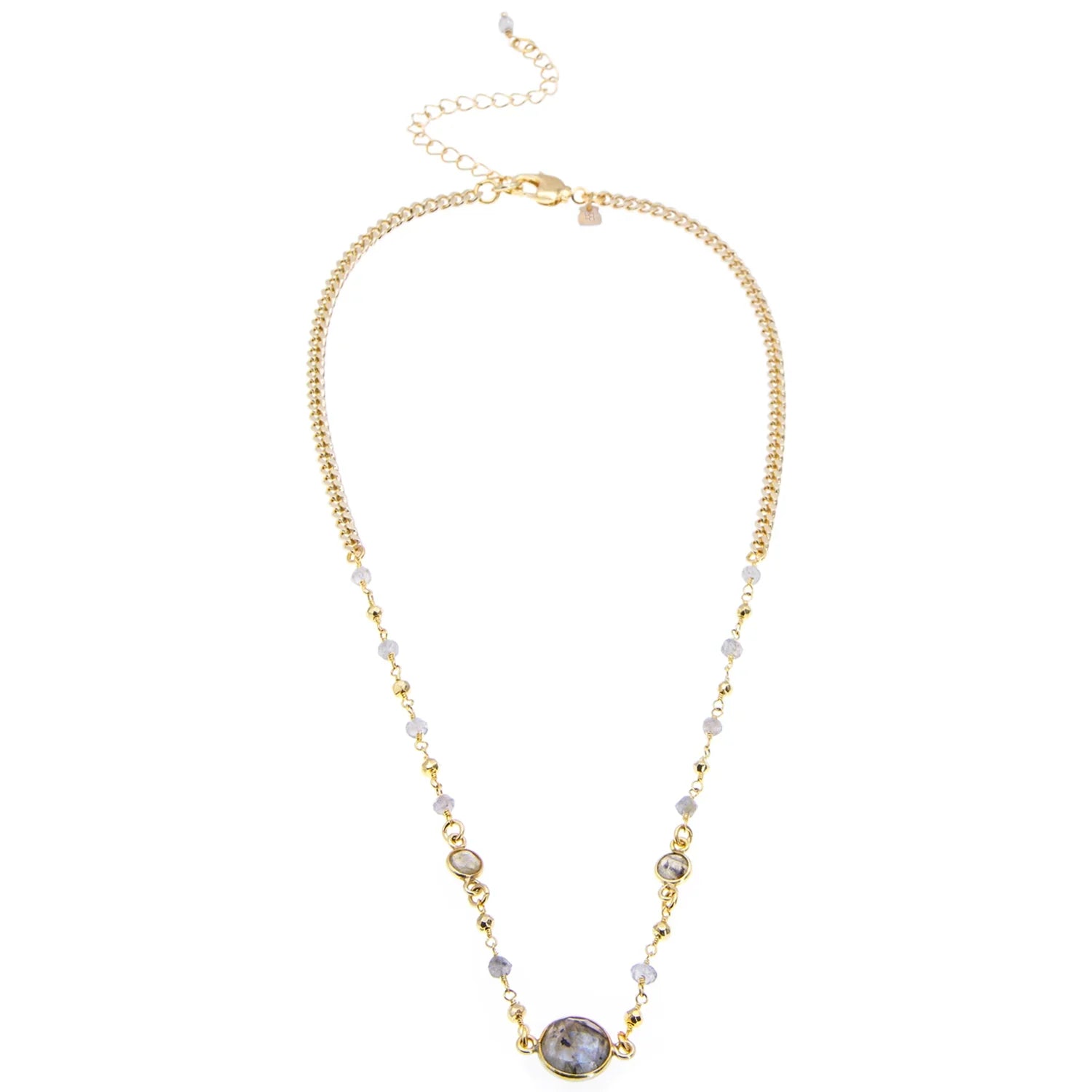 Colee II Necklace in Labradorite - BeachBu Jewelry