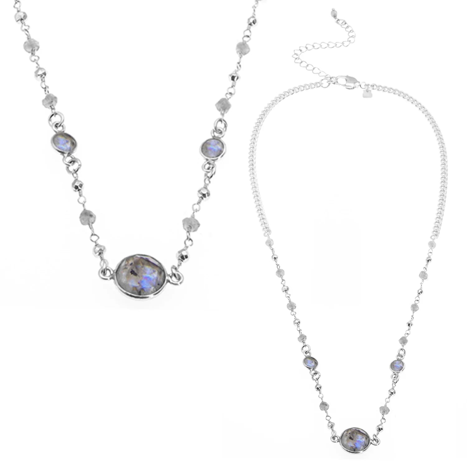 Colee II Necklace in Labradorite - BeachBu Jewelry