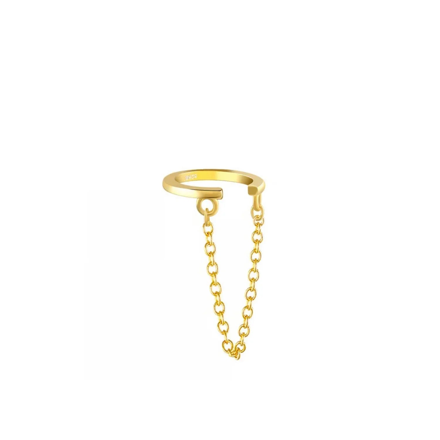 Draped Cable Chain Ear Cuff - BeachBu Jewelry