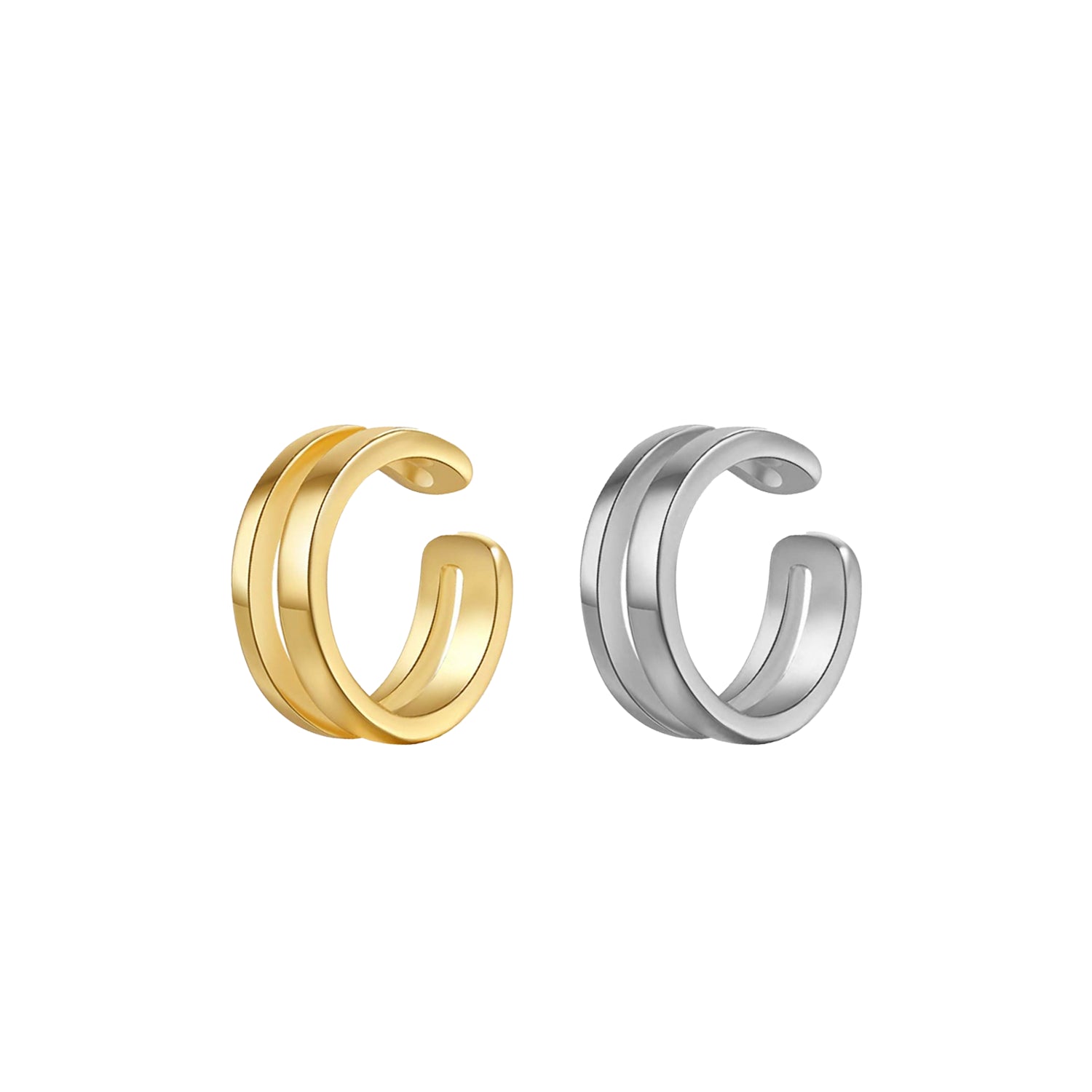 2-Row Small Conch Ear Cuff - BeachBu Jewelry
