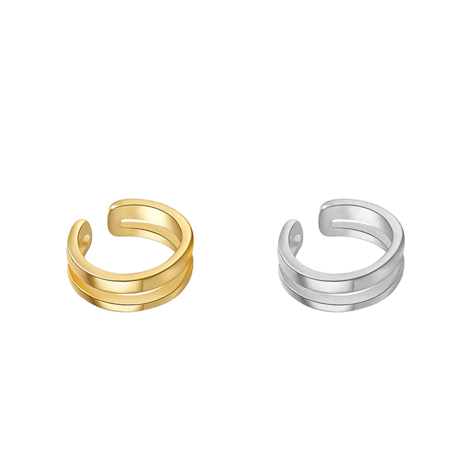 2-Row Small Conch Ear Cuff