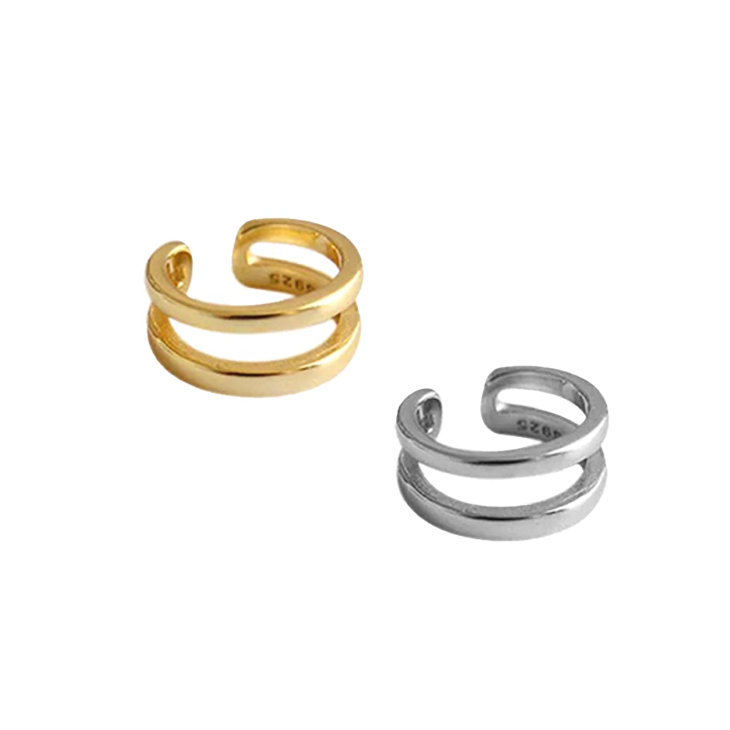 2-Row Small Conch Ear Cuff - BeachBu Jewelry