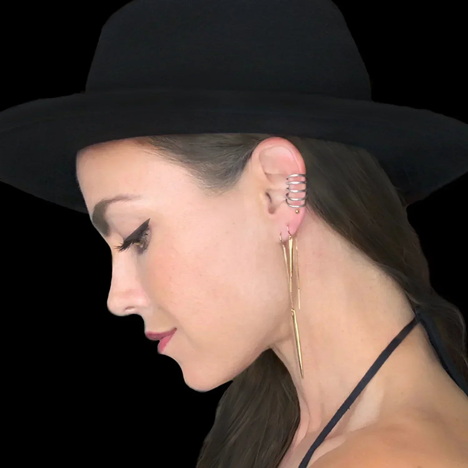 5-Row Sterling Silver Conch Ear Cuff - BeachBu Jewelry