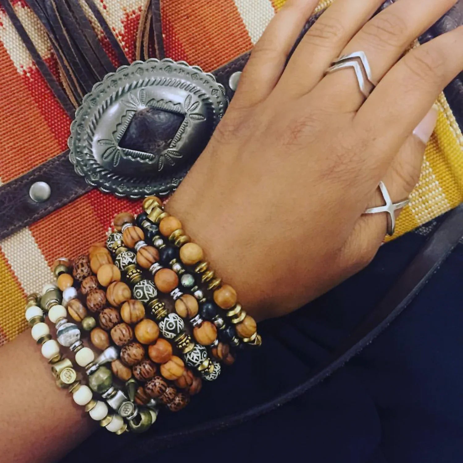 Eternity Sterling Silver X Ring - BeachBu Jewelry