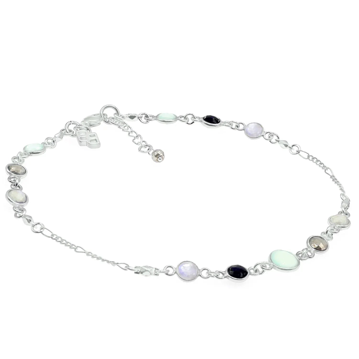 Betty Lou Multi-Gemstone Anklet - BeachBu Jewelry