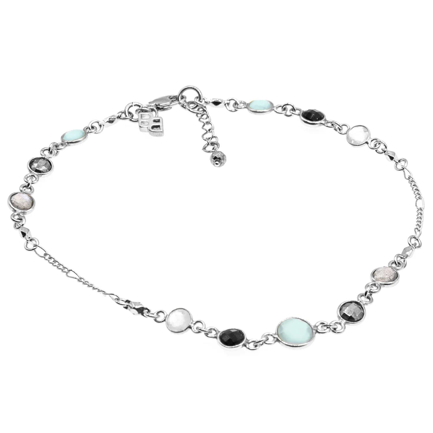 Betty Lou Multi-Gemstone Anklet - BeachBu Jewelry