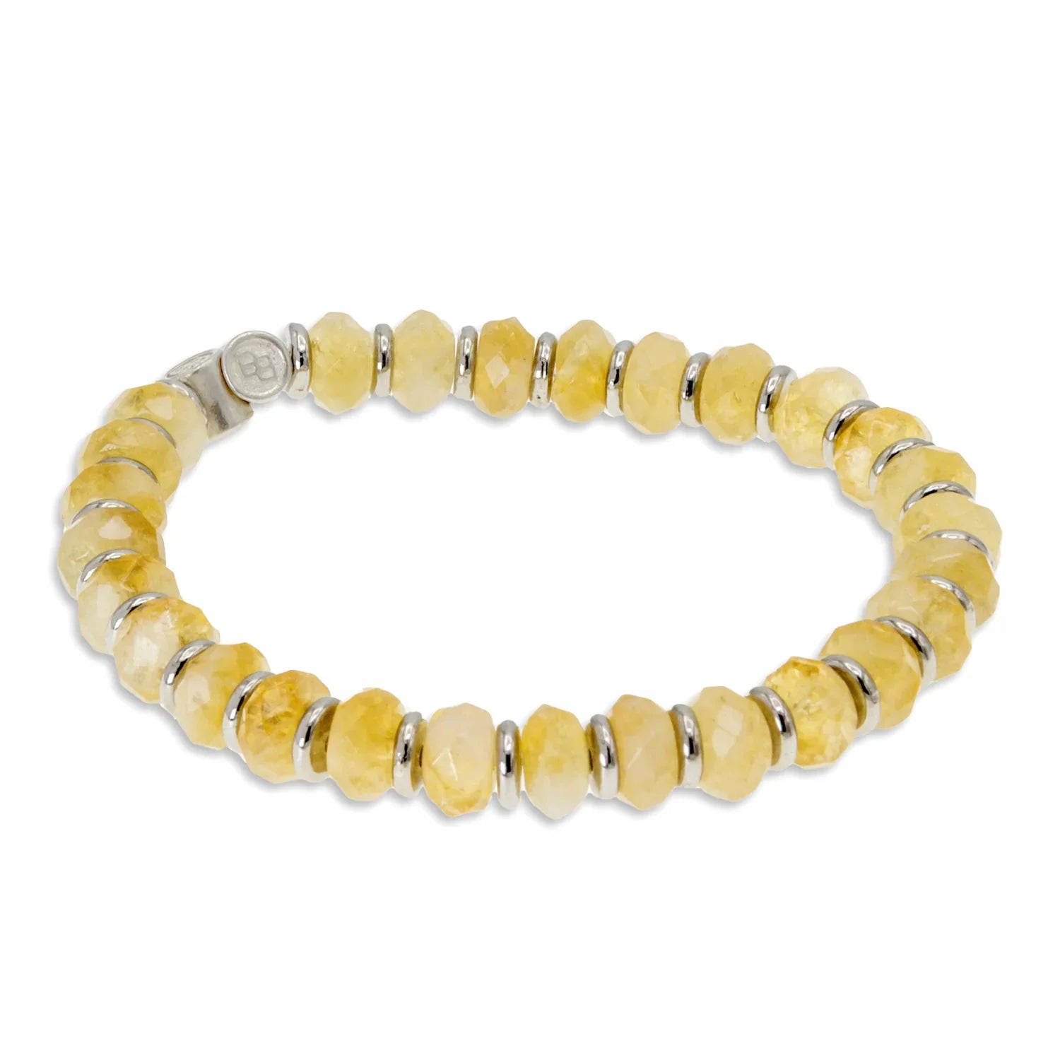 Latigo Beaded Gemstone Bracelet in Silver - BeachBu Jewelry