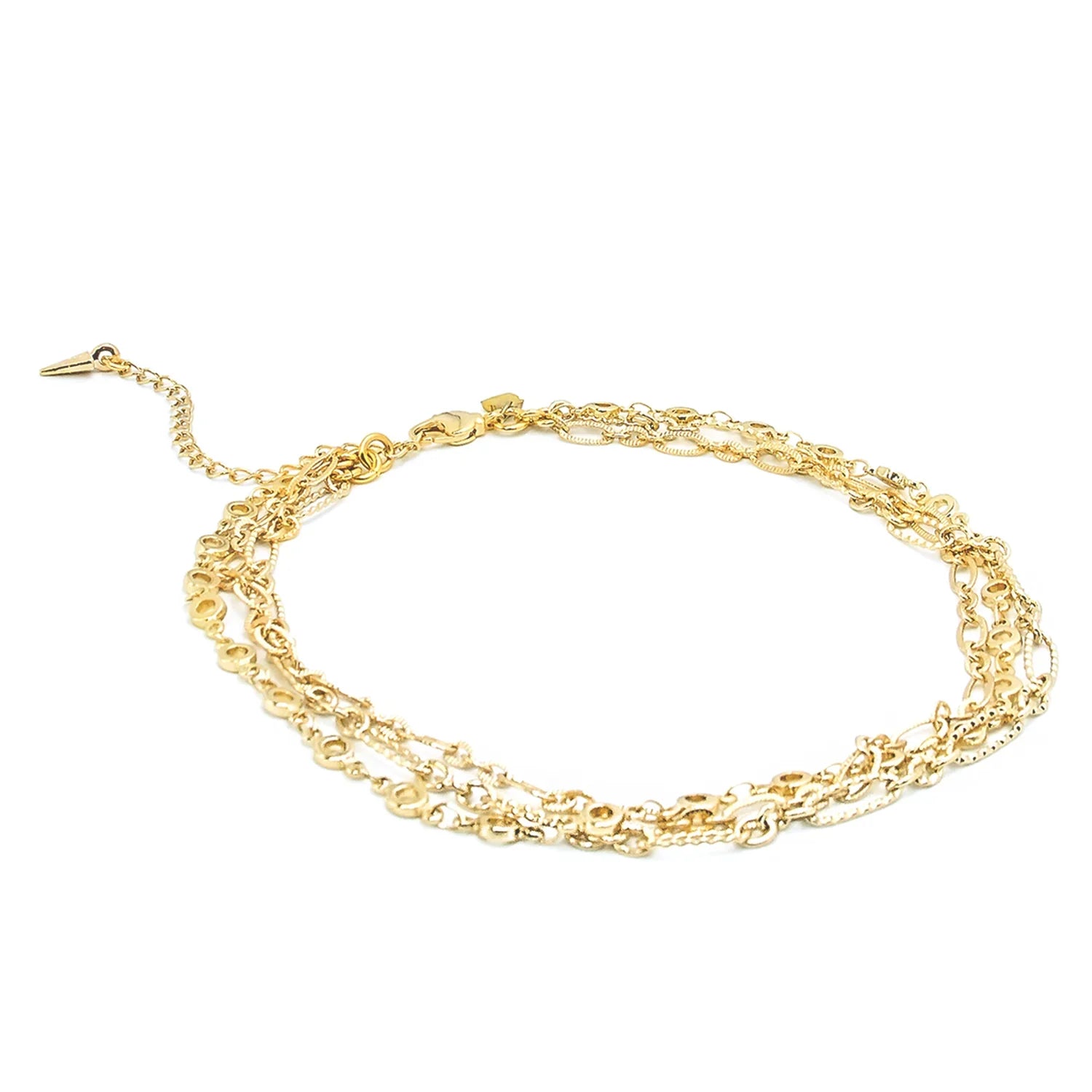 Triple Chain Anklet - BeachBu Jewelry