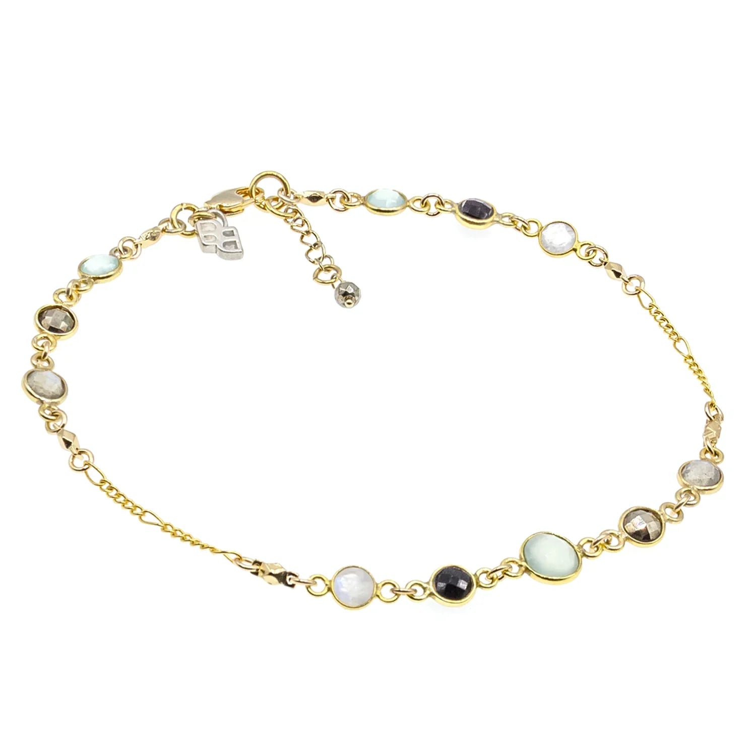 Betty Lou Multi-Gemstone Anklet - BeachBu Jewelry