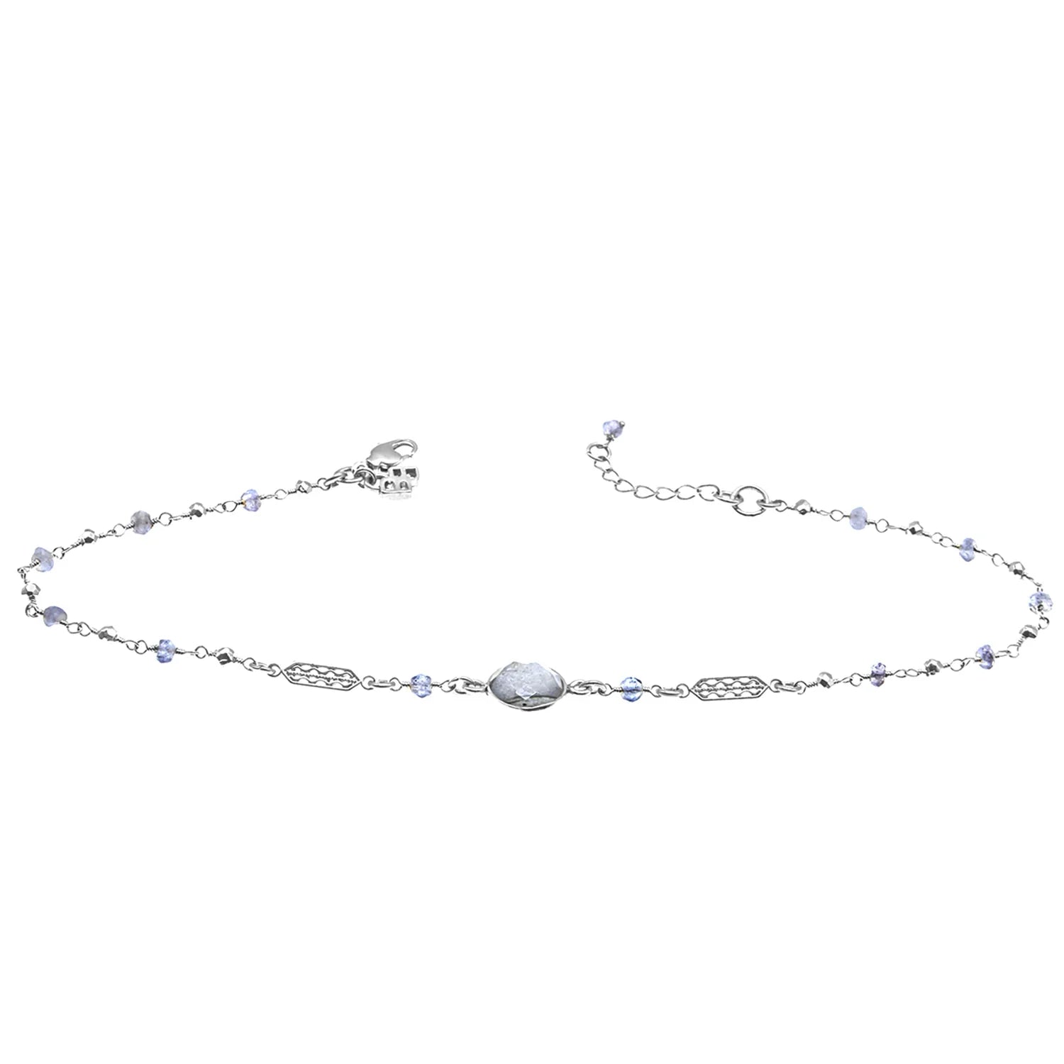 Palmetto Anklet in Labradorite - BeachBu Jewelry
