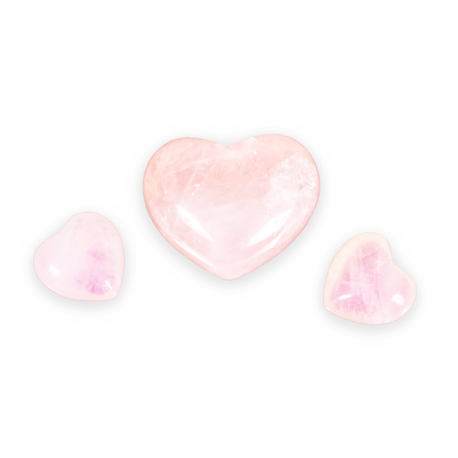 Rose Quartz Hearts