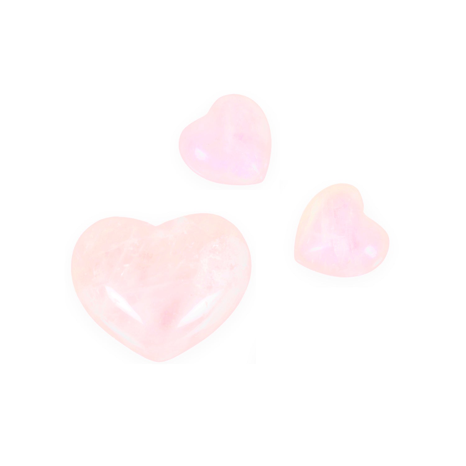 Rose Quartz Hearts