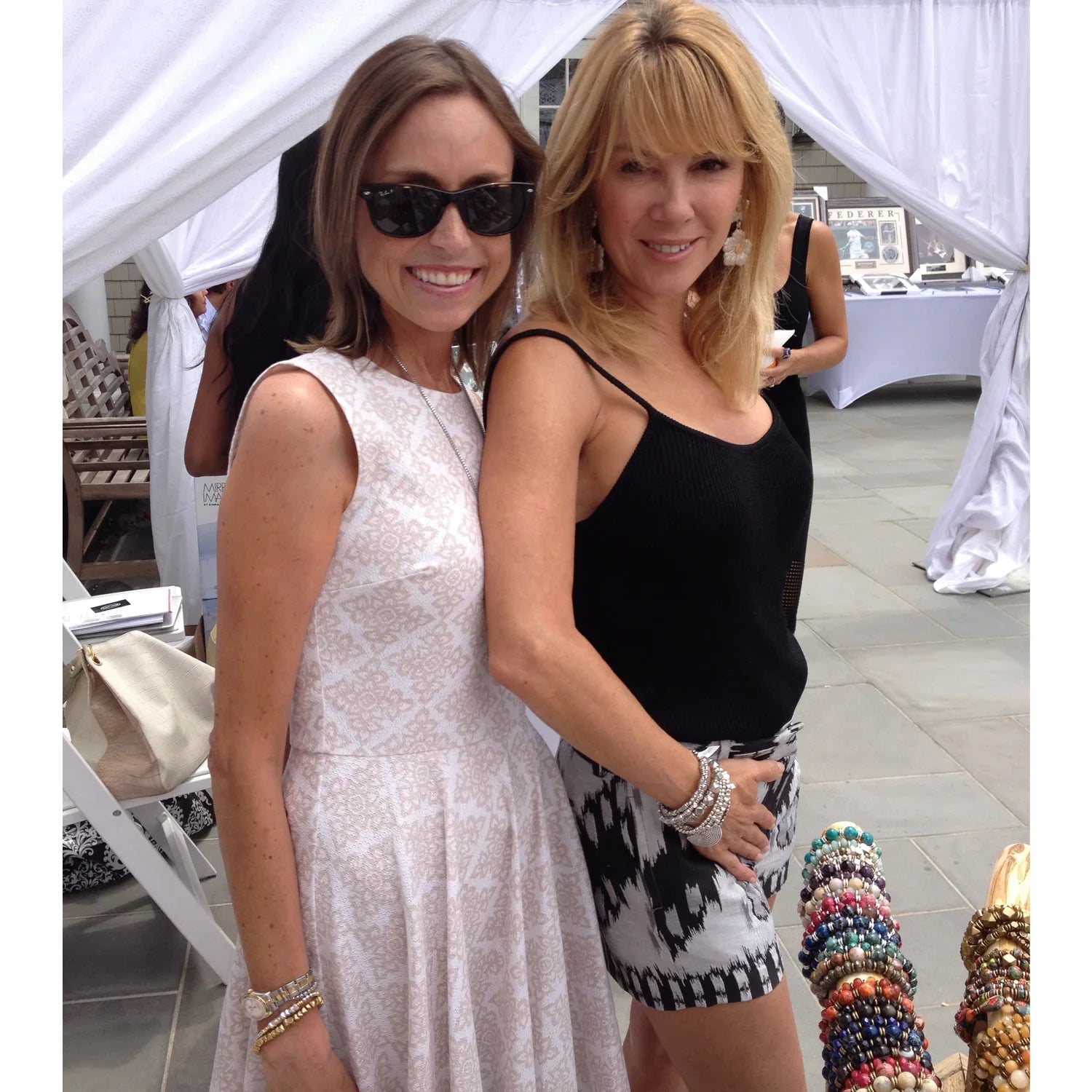 Townhouse Beaded Bracelet Set in Silver - BeachBu Jewelry