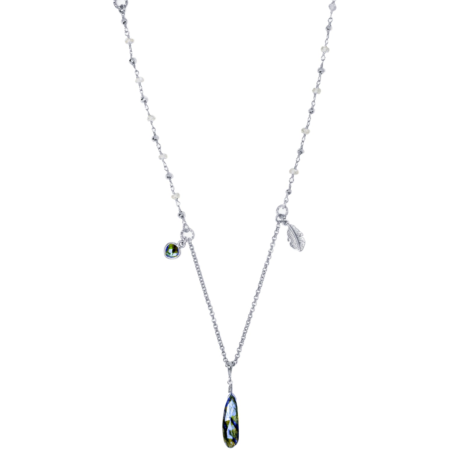 Colette Artisan Labradorite Charm Necklace