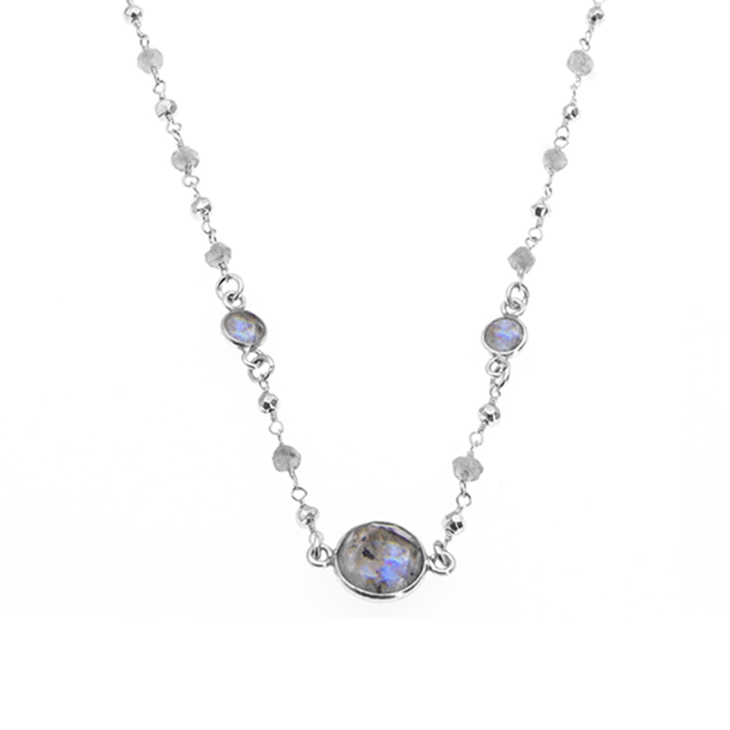 Colee II Necklace in Labradorite - BeachBu Jewelry