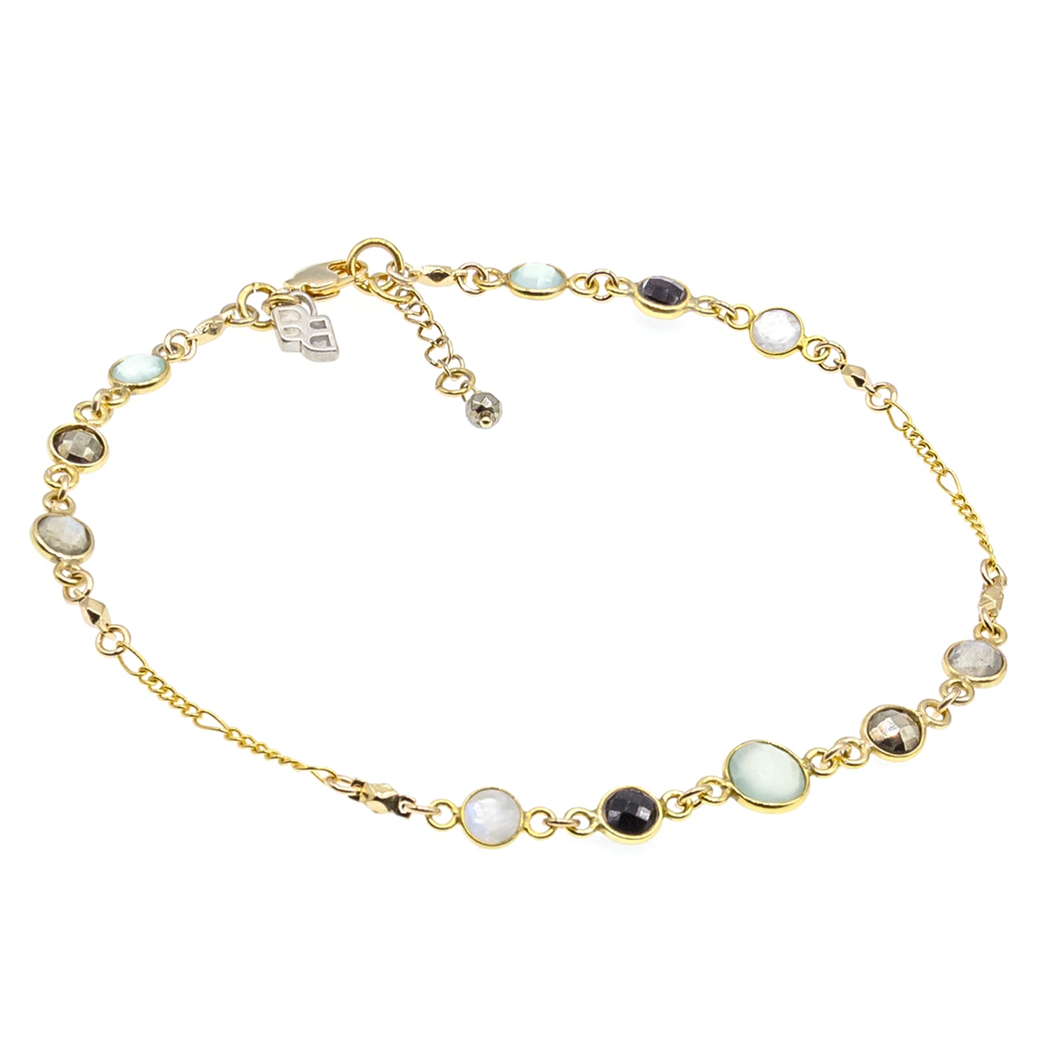 Betty Lou Multi-Gemstone Anklet